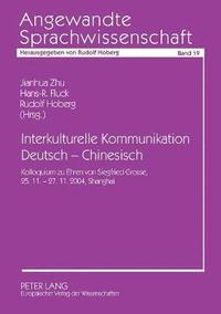 bokomslag Interkulturelle Kommunikation Deutsch - Chinesisch