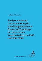 bokomslag Analyse Von Stand Und Entwicklung Der Ernaehrungssituation in Bayern Auf Grundlage Der Bayerischen Verzehrsstudien Von 1995 Und 2002/2003