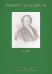 bokomslag Immermann-Jahrbuch 7/2006