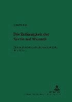 bokomslag Die Zulaessigkeit Der Sectio Auf Wunsch