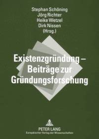 bokomslag Existenzgruendung - Beitraege Zur Gruendungsforschung