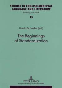 bokomslag The Beginnings of Standardization