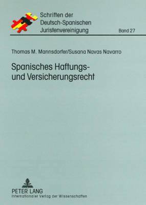 bokomslag Spanisches Haftungs- Und Versicherungsrecht