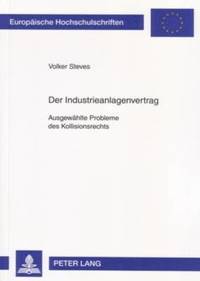 bokomslag Der Industrieanlagenvertrag