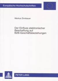 bokomslag Der Einfluss Elektronischer Beschaffung Auf B2b-Geschaeftsbeziehungen