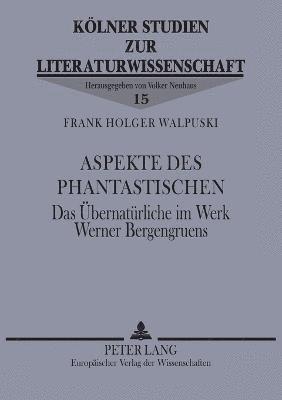 Aspekte des Phantastischen