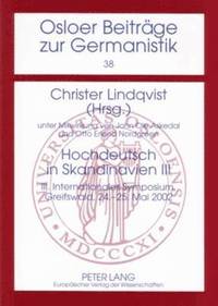 bokomslag Hochdeutsch in Skandinavien III