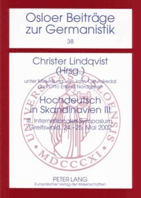 Hochdeutsch in Skandinavien III 1