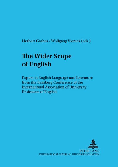 Herbert Grabes, Wolfgang Viereck - Wider Scope of English, Häftad