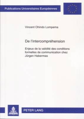 bokomslag de l'Intercompréhension