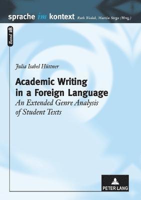 Academic Writing in a Foreign Language 1