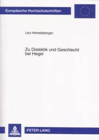 bokomslag Zu Dialektik Und Geschlecht Bei Hegel