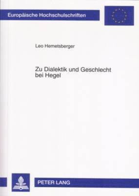 Zu Dialektik Und Geschlecht Bei Hegel 1