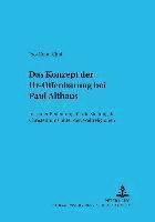 Das Konzept Der Ur-Offenbarung Bei Paul Althaus