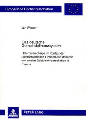 Das Deutsche Gemeindefinanzsystem 1