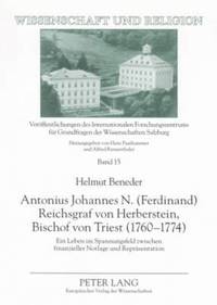 bokomslag Antonius Johannes N. (Ferdinand) Reichsgraf Von Herberstein, Bischof Von Triest (1760-1774)