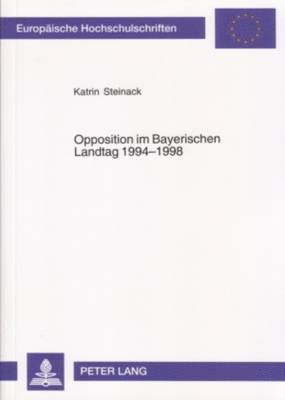 Opposition Im Bayerischen Landtag 1994-1998 1