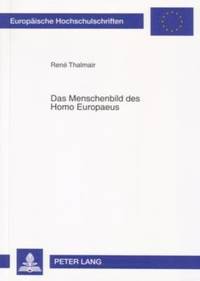 bokomslag Das Menschenbild Des Homo Europaeus