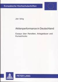 bokomslag Aktienperformance in Deutschland