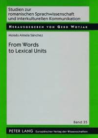 bokomslag From Word to Lexical Units