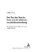 bokomslag Der Text Der Mescha-Stele Und Die Biblische Geschichtsschreibung