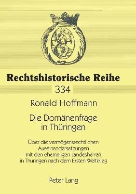 Die Domaenenfrage in Thueringen 1