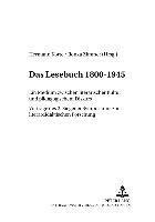 bokomslag Das Lesebuch 1800-1945
