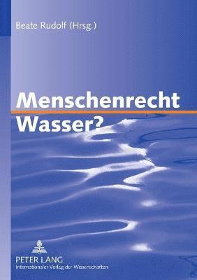 bokomslag Menschenrecht Wasser?