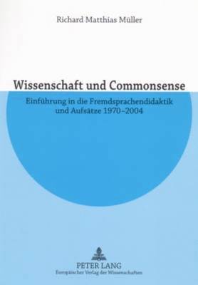 bokomslag Wissenschaft Und Commonsense