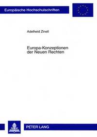 bokomslag Europa-Konzeptionen Der Neuen Rechten