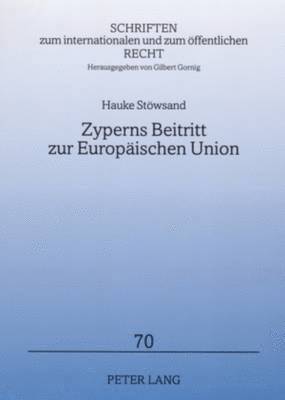 bokomslag Zyperns Beitritt Zur Europaeischen Union