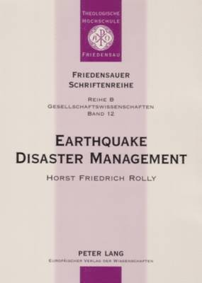 Earthquake Disaster Management 1