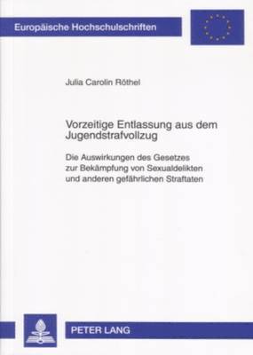 Vorzeitige Entlassung Aus Dem Jugendstrafvollzug 1