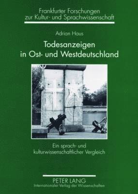 bokomslag Todesanzeigen in Ost- Und Westdeutschland