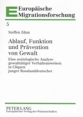 Ablauf, Funktion Und Praevention Von Gewalt 1