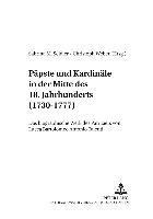 bokomslag Paepste Und Kardinaele in Der Mitte Des 18. Jahrhunderts (1730-1777)