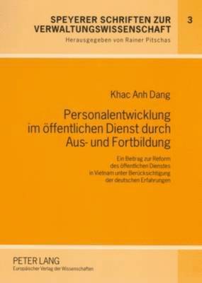 bokomslag Personalentwicklung Im Oeffentlichen Dienst Durch Aus- Und Fortbildung