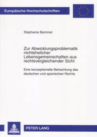 bokomslag Zur Abwicklungsproblematik Nichtehelicher Lebensgemeinschaften Aus Rechtsvergleichender Sicht