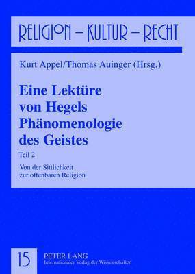 Eine Lektuere Von Hegels Phaenomenologie Des Geistes 1