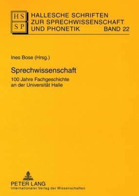 Lutz Christian Anders, Ursula Hirschfeld, Eva-Maria Krech, Eberhard Stock, Ines Bose - Sprechwissenschaft, Häftad