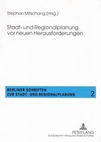 bokomslag Stadt- Und Regionalplanung VOR Neuen Herausforderungen