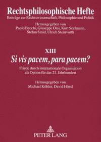 bokomslag 'Si VIS Pacem, Para Pacem?'