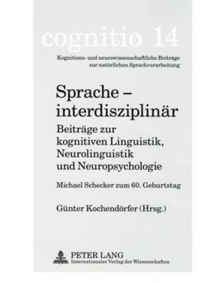 bokomslag Sprache - Interdisziplinaer