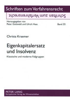 Eigenkapitalersatz Und Insolvenz 1