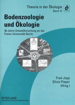 bokomslag Bodenzoologie Und Oekologie