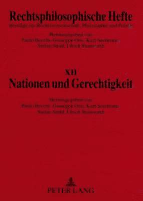 Paolo Becchi, Giuseppe Orsi, Kurt Seelmann, Stefan Smid - Nationen Und Gerechtigkeit, Häftad