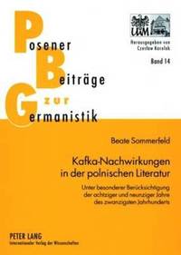 bokomslag Kafka-Nachwirkungen in Der Polnischen Literatur