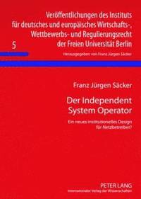 bokomslag Der Independent System Operator