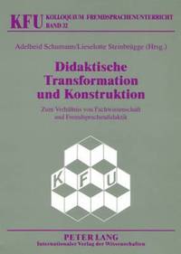 bokomslag Didaktische Transformation Und Konstruktion