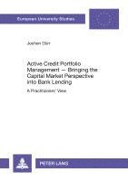 Jochen Duerr, Jochen Dürr - Active Credit Portfolio Management - Bringing the Capital Market Perspective into Bank Lending, Häftad